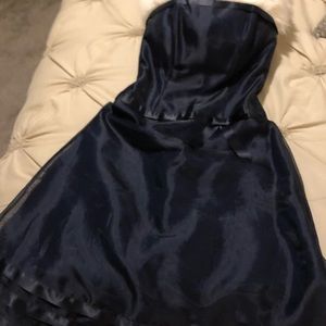 Strapless cocktail dress